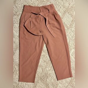 ASOS New Look belted high waist tapered pants size UK 12